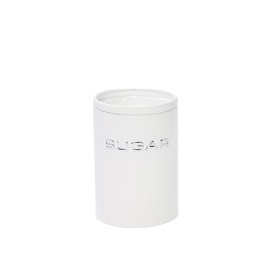 White tea box and silver 11x11x15cm