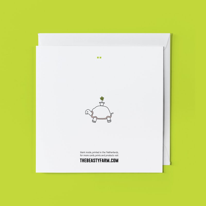 Animal Greeting Card: A New Place To Hide