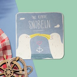 StadtliebeÂ® | Hamburg øl coaster postkort â€žSnobelnâ€œ