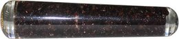 Orgone Smooth Massager Garnet with Flower of Life