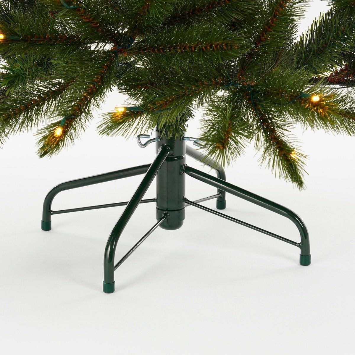 Albero di Natale artificiale illuminato Bristlecone Fir Green