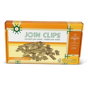 Schließen Sie die Clips Expansion Set 200 Holzgebäude -Planken Pros ein