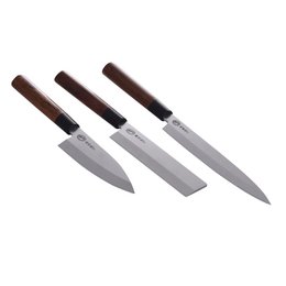 SPIRIT Juego de Cuchillos de Cocina Japoneses Corte Acero Inoxidable