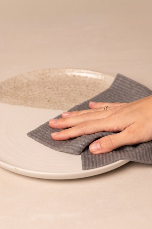 Natural bath towel (in set)