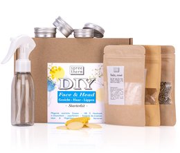 kit de soins diy CHEVEUX - VISAGE - LÈVRES de spreetherm avec flacon pulvérisateur en matériau recyclé, ingrédients naturels et bien plus encore. %23 cadeau de soins