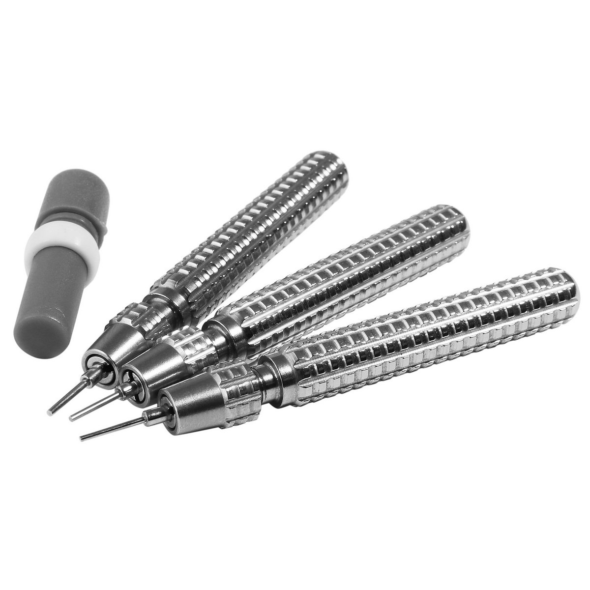 Uhrmacher Ausschlägerkolben-Set (3-teilig) mit austauschbaren Ersatzspitzen (0,7 / 0,8 / 0,9 mm)