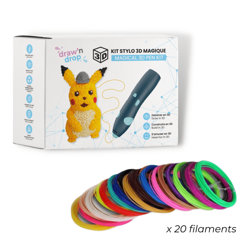 Draw'n Drop - Kit penna magica 3D