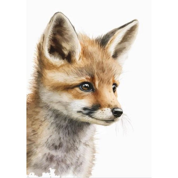 Carte durable - Petit renard
