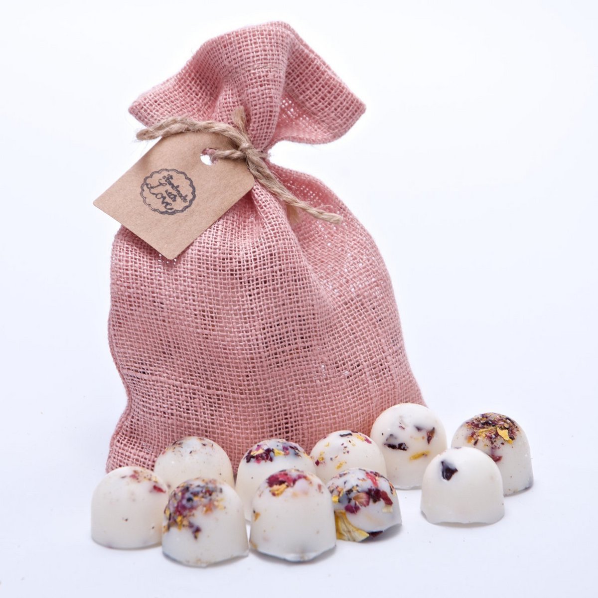 Cire Naturelle Parfumée Fondant en Lin - Champagne & Roses