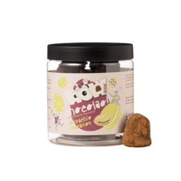 Truffes au chocolat de macaron de pistache - 130g Jar de cadeaux de Pâques