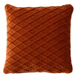 ANTOINETTE | Cushion | 45x45 cm Potters Clay | Orange | Hoii | With luxury inner cushion