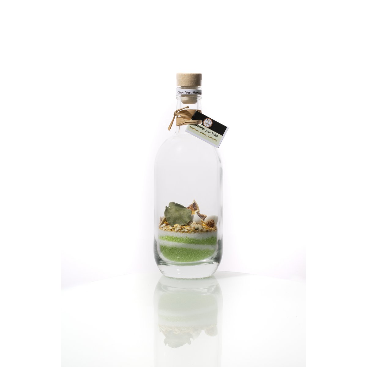 Voorbereiding voor wodka gearrangeerde limoenmeringue