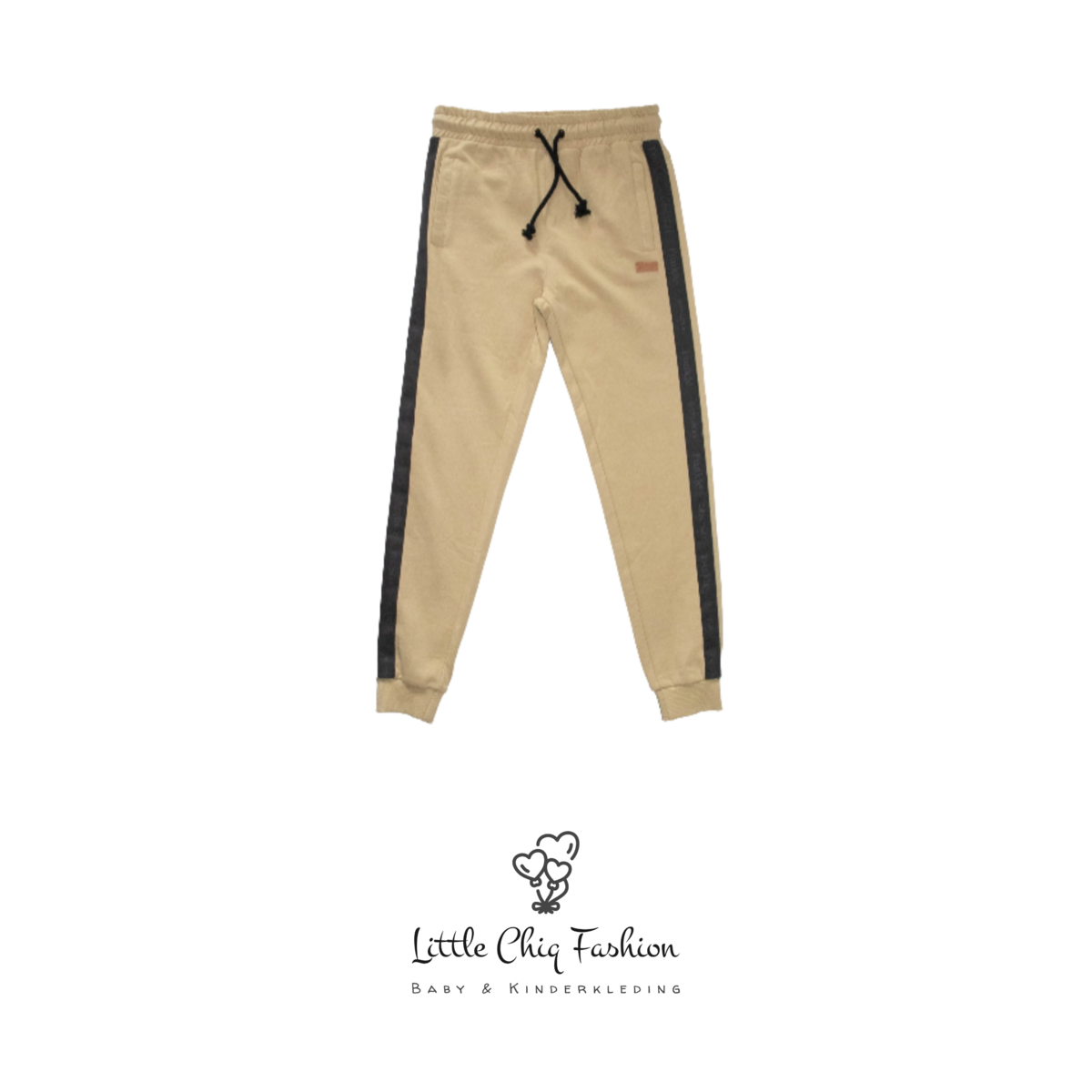 Funkle Boys Jogger Sand – Sportieve Bies & Premium Comfort – Luxe Jongenskleding