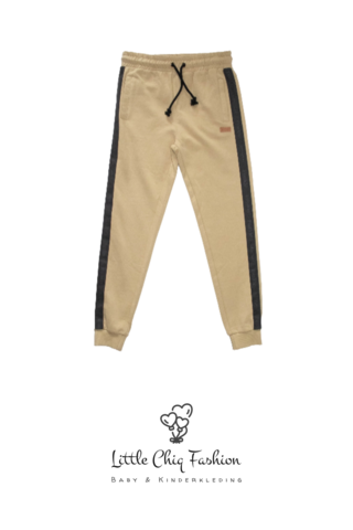 Funkle Boys Jogger Sand – Sportieve Bies & Premium Comfort – Luxe Jongenskleding