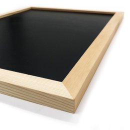 Magnetic chalk board with wooden frame (30x40cm)
