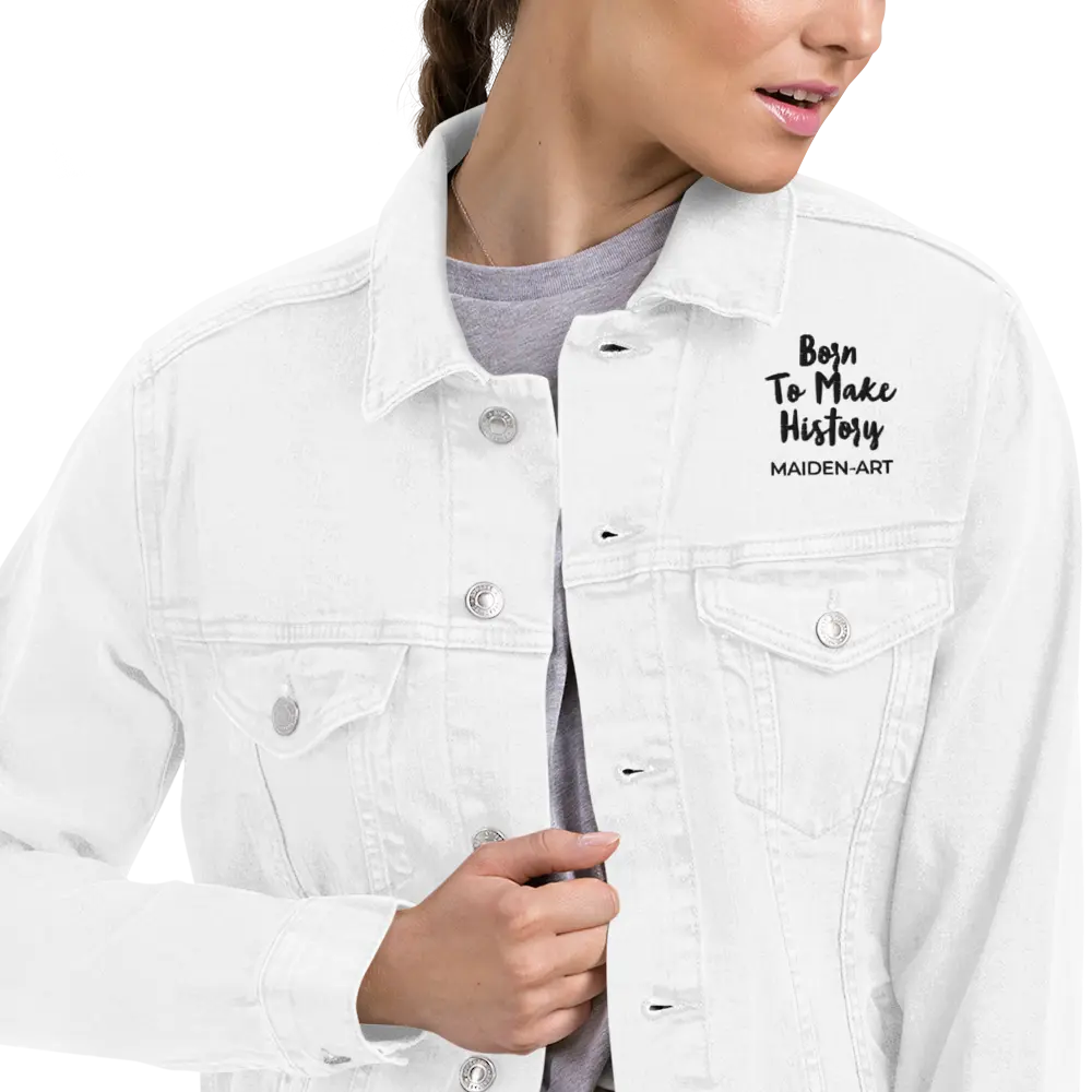 Unisex denim jacket The Rebel Girl in Me will never die