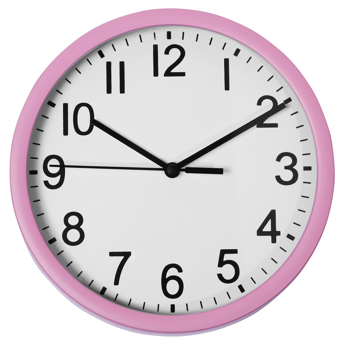 Wanduhr - Ø 17,7 cm, rosa