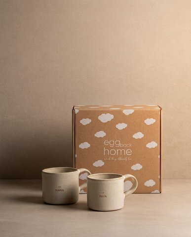 Sand Storm 2 Mugs Set Mama & Papa Collection