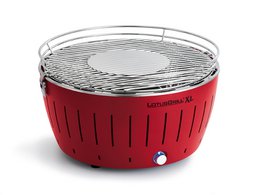 Ensemble barbecue et pierre à pizza LotusGrill XL - Rouge et Noir