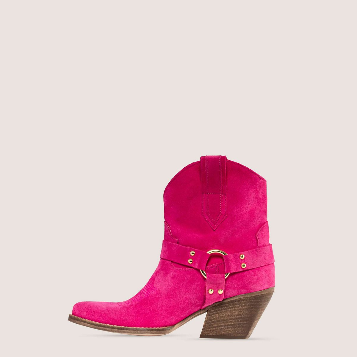 Teksańskie botki Leila Twin Fucsia
