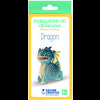 ADHESIVE CARDBOARD  3D - MODEL DRAGON