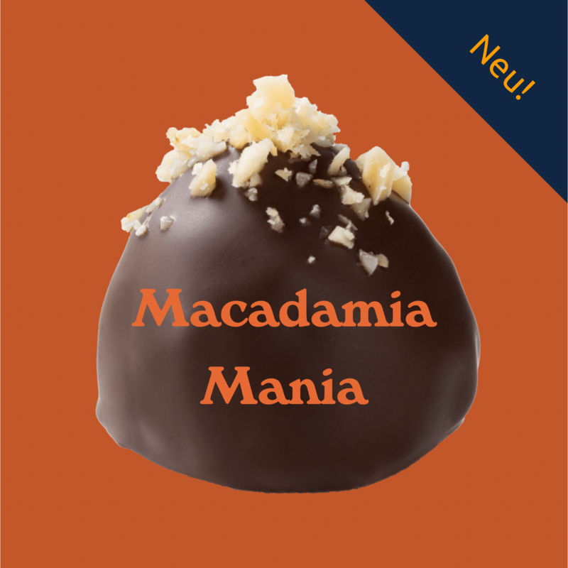 Organic date pralines: Macadamia Mania