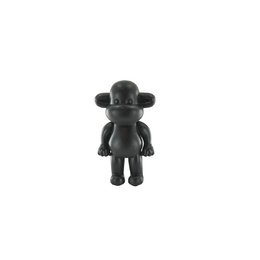 Ozdoba - figurka małpy „The Legend” - czarna - 11x7x19cm