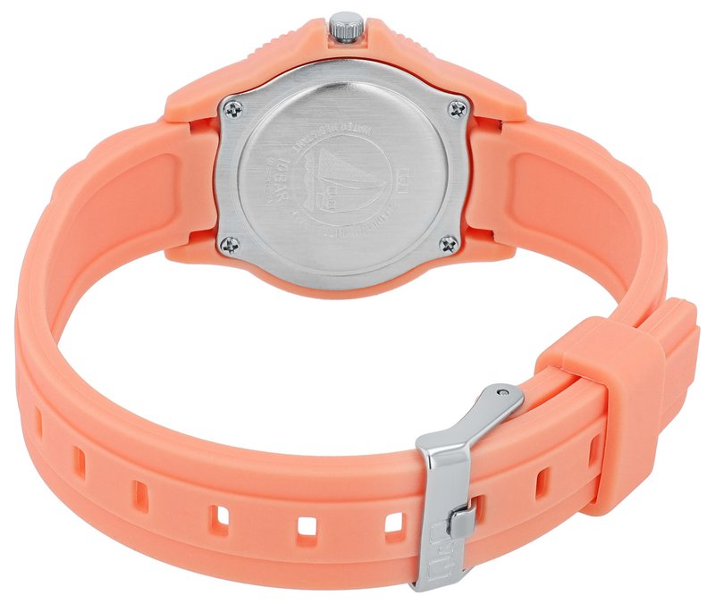 Q&Q children's/youth watch with resin strap, Ø 30 mm, orange