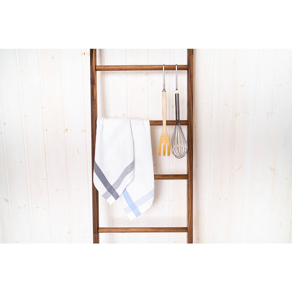 Clothes ladder, towel rack made of solid walnut