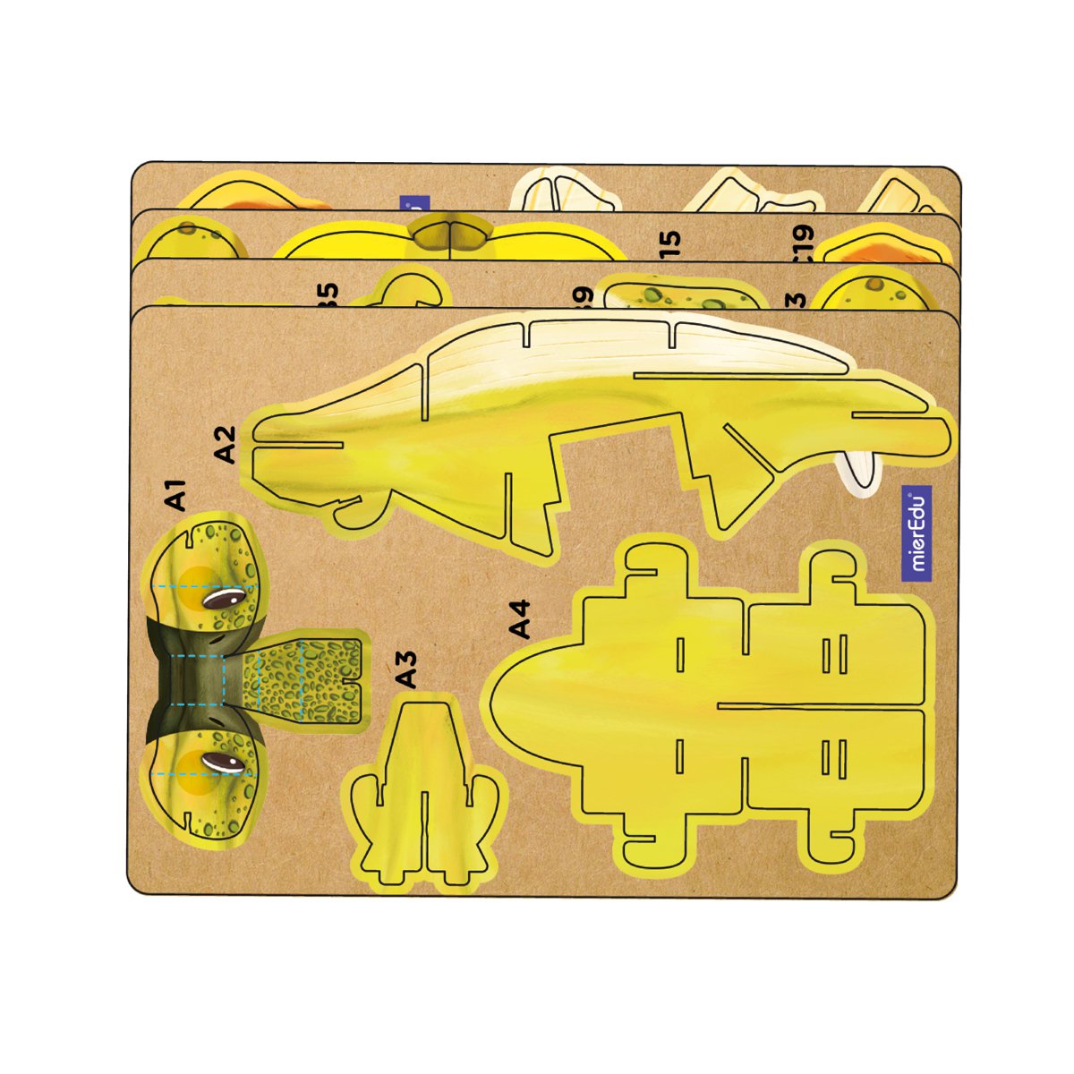 Mieredu - 3D Puzzel Build And Sound - Stegosaurus