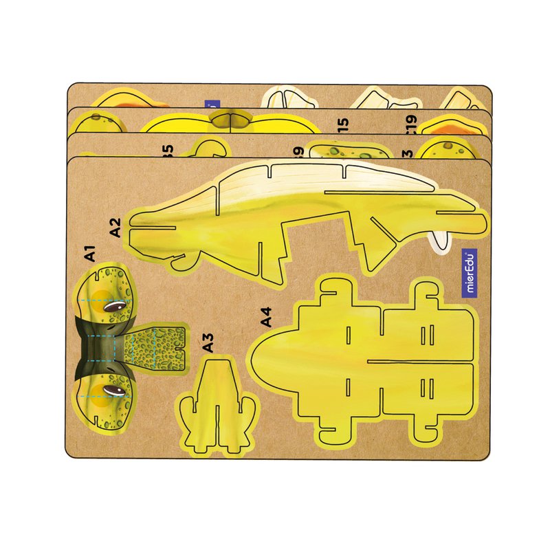 Mieredu - 3D Puzzel Build And Sound - Stegosaurus