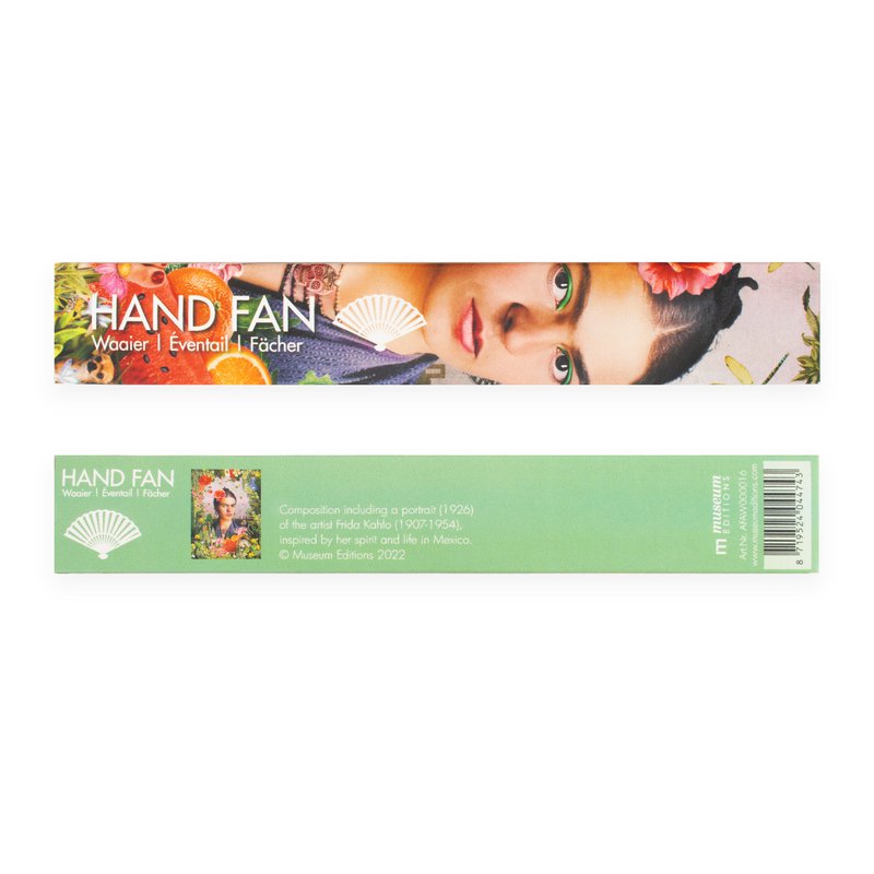 Hand Fan  inspired by  Frida Kahlo
