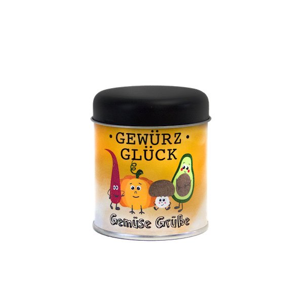 Gewürz-Glück Vegetable Greetings Spice - Aromatic spice mixture for oven vegetables, grilled vegetables, antipasti, rice pans & dips