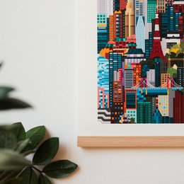 Tokyo A3 Colourful Print