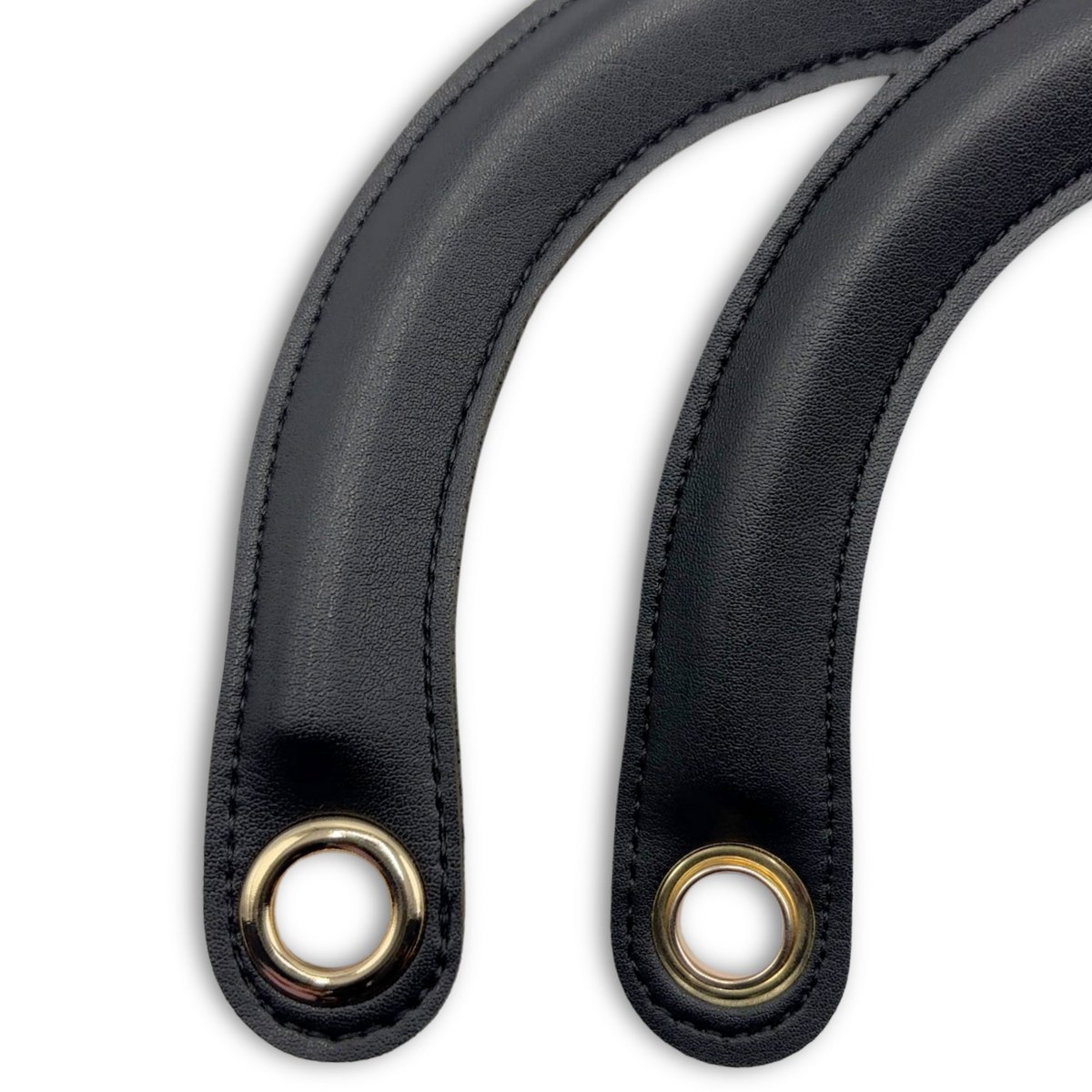 C-Modell-Taschengriff aus PU-Leder mit Feder-O-Ring-Clip