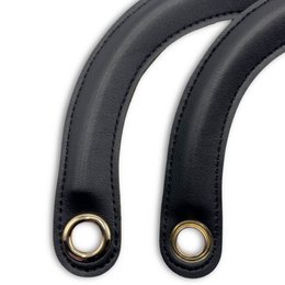 C-Modell-Taschengriff aus PU-Leder mit Feder-O-Ring-Clip