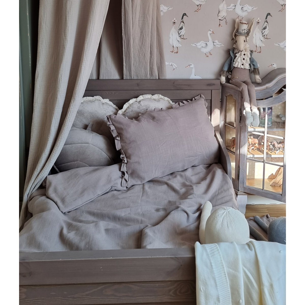 Sepia pompons - Bedhemel