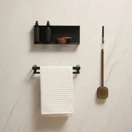 Toallero Siena – barra para toalla baño en acero inoxidable
