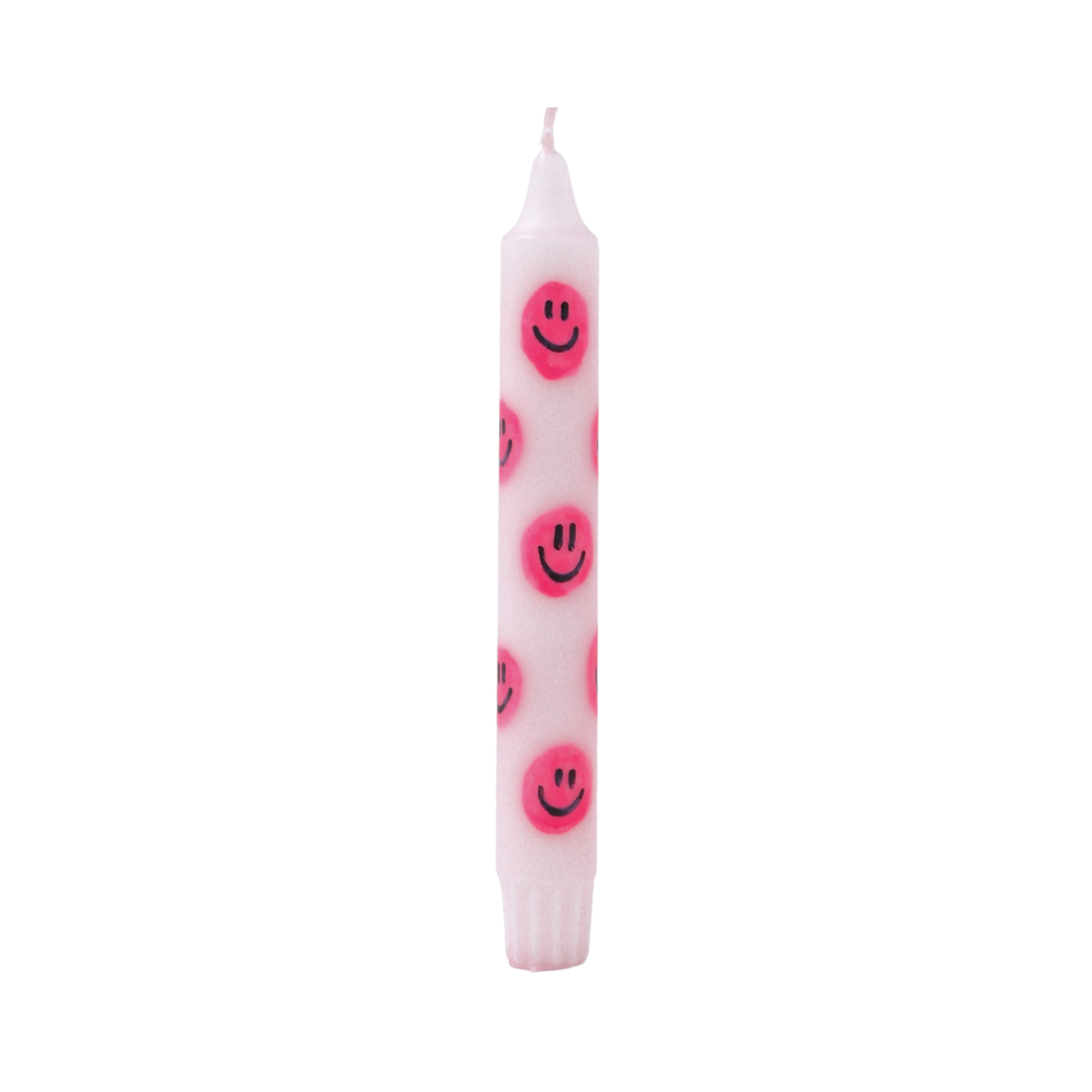 Diner Kaars Smiley Pink - Set of 5