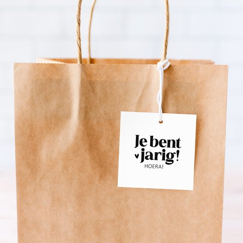 Cadeaulabel | Je bent jarig