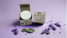 Organic Certified Balancing Solid Shampoo - Lavender & Mint - Dry & all Hair Types 60g