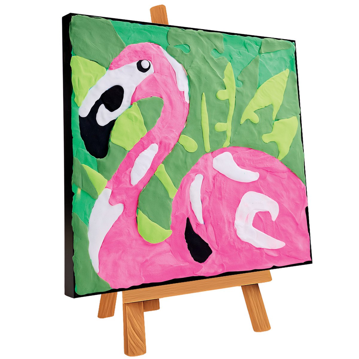 Okto Sensory Art Color By Numbers - Animals - Pink Flamingo
