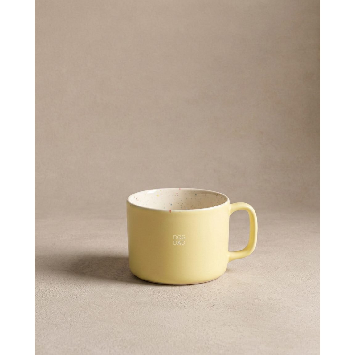 Yellow/White Mug 450ml