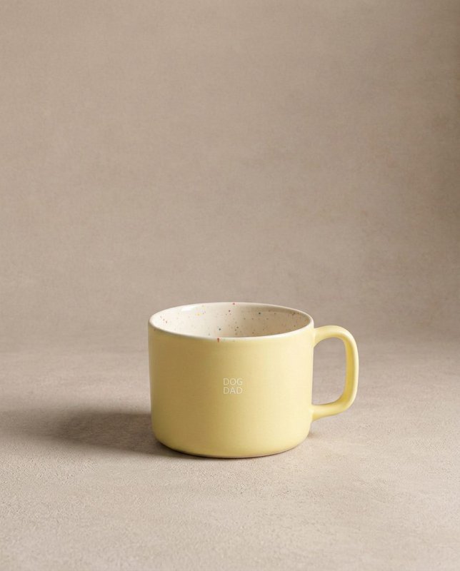 Yellow/White Mug 450ml