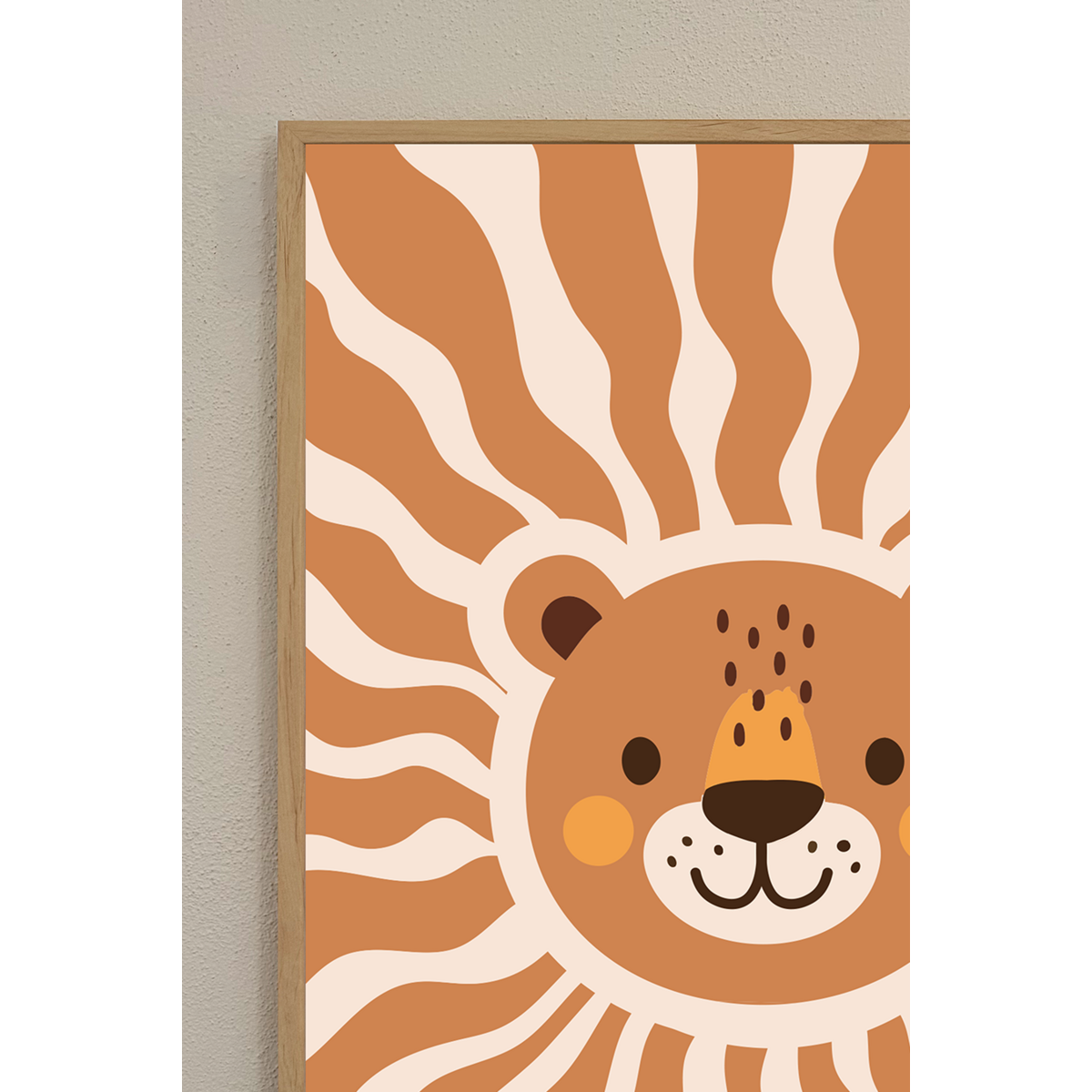 Poster Kinderzimmer - Löwe Lio