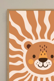 Plakat børneværelse - Lion Lio