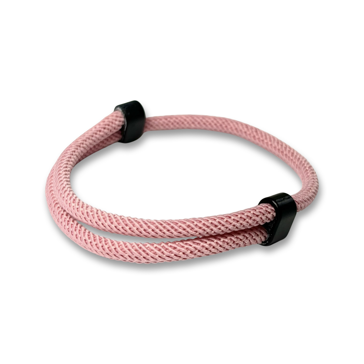 Roze touw armband