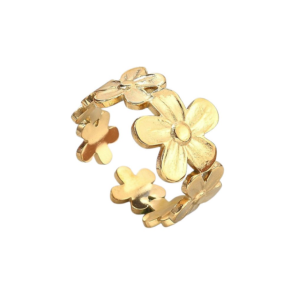 LOUIZ Ring with Flowers