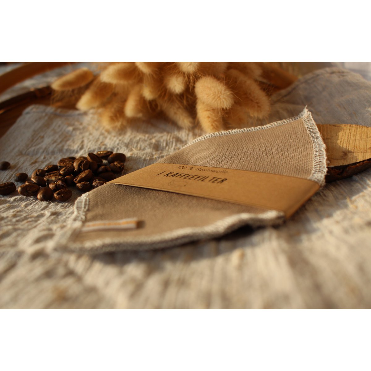 Reusable cotton coffee filters