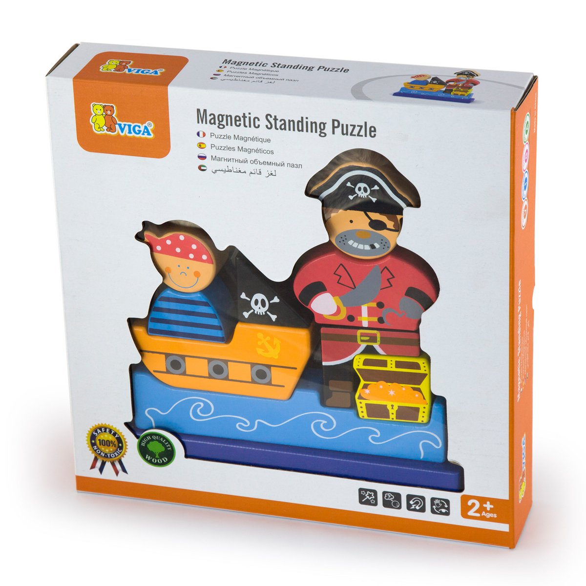 Magnetische 3D Puzzel - Piraat